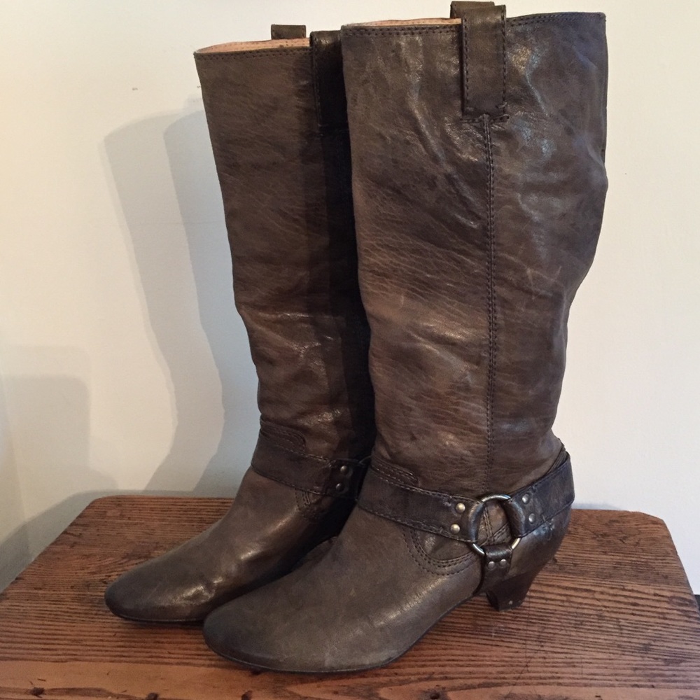 Frye Steffi Harness Mid Calf Boot